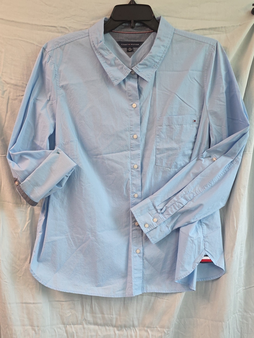 Tommy Hilfiger XXL Sky Blue Button-Down Shirt